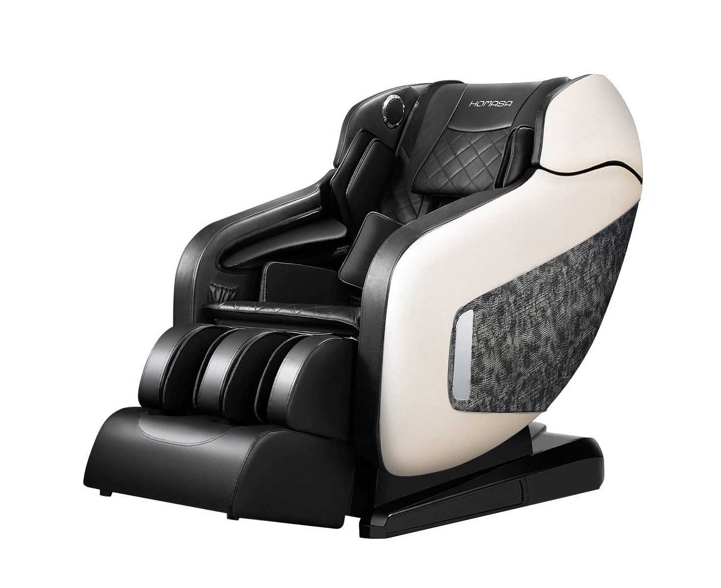 HOMASA 4D Electric Massage Recliner Chair Zero Gravity Massager Off White