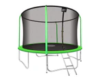 Genki 12FT Trampoline Set with Safety Enclosure Net with Ladder