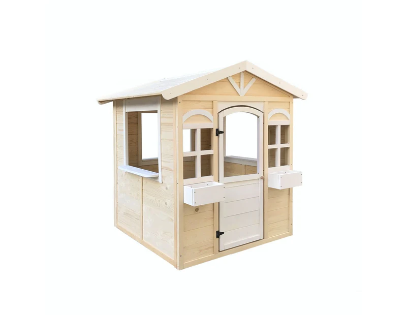 Outdoor Kids Cubby House Wooden Playhouse