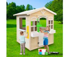 Outdoor Kids Cubby House Wooden Playhouse