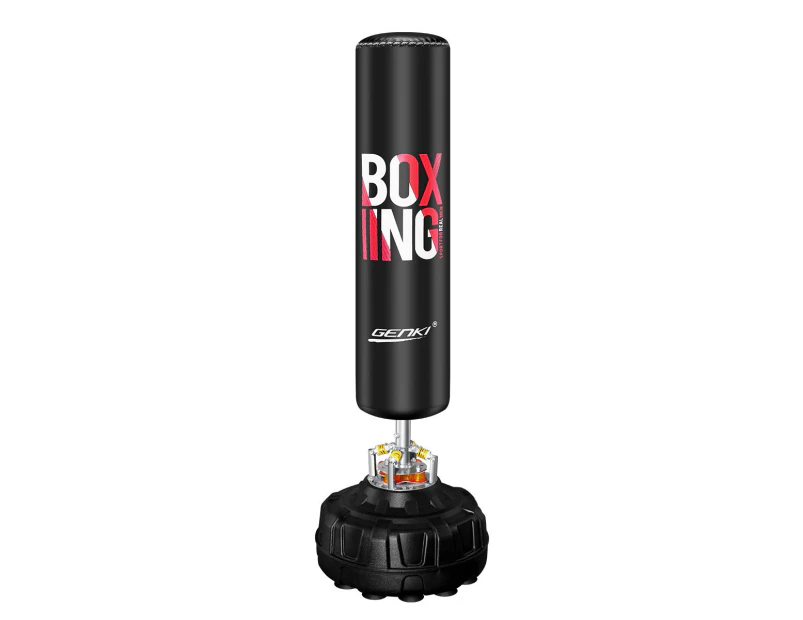 Genki 185cm Hydraulic Gym Punching Bag Freestanding Heavy Boxing Kicking Bag MMA