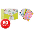 Assorted Kids' Birthday Cards 60-Pack