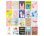 Assorted Kids' Birthday Cards 60-Pack