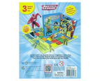 Justice League Stuck On Stories Book & Board Game Set