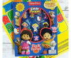 Fisher-Price Little People Stuck On Stories Book & Board Game Set