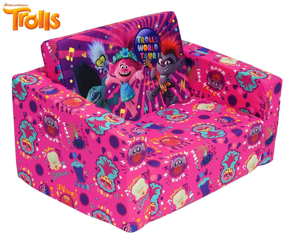 NEW Dreamworks Trolls Flip Out Sofa Bed Lounge Bedroom Decoration Birthday Gift 