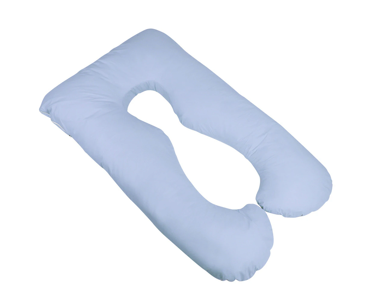 Maternity Pillow Pregnancy Nursing Sleeping Body Support Feeding ~ Blue