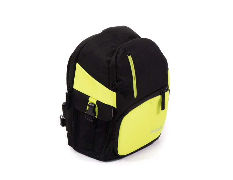 D5 Padded Camera Backpack Black & Green
