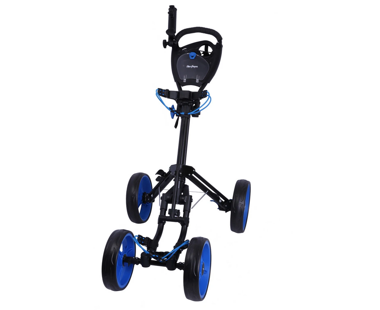 MacGregor Deluxe VIP 4 Wheel Golf Buggy / Trolley / Cart / Trundler - Blue