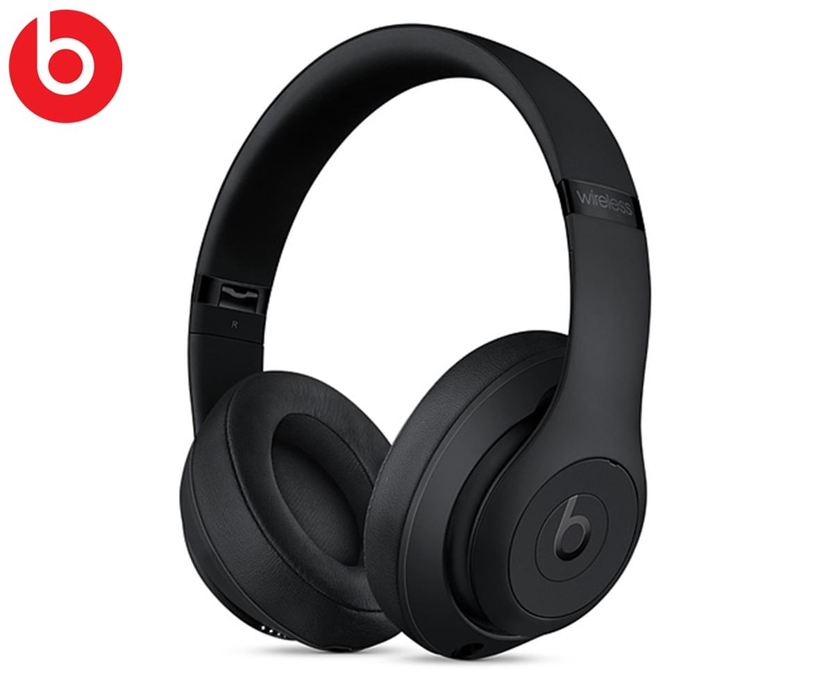 Beats Studio3 Bluetooth Wireless Over-Ear Headphones - Matte Black