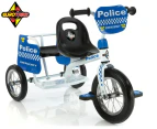 Eurotrike Kids' Police Tandem Trike / Tricycle - Blue