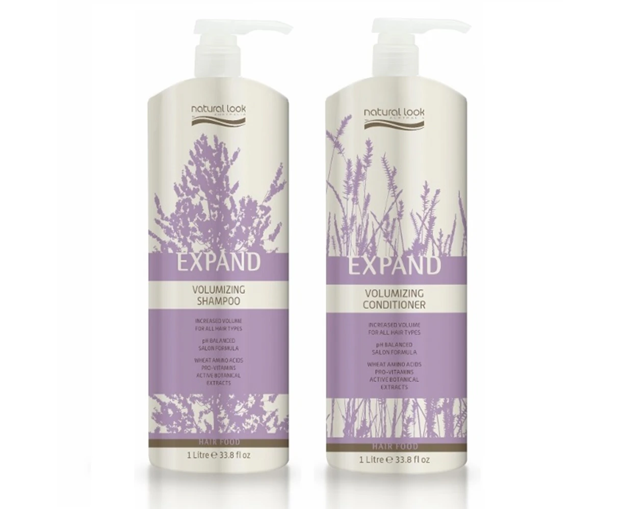 Natural Look Expand Volumizing  Shampoo & Conditioner 1000ml