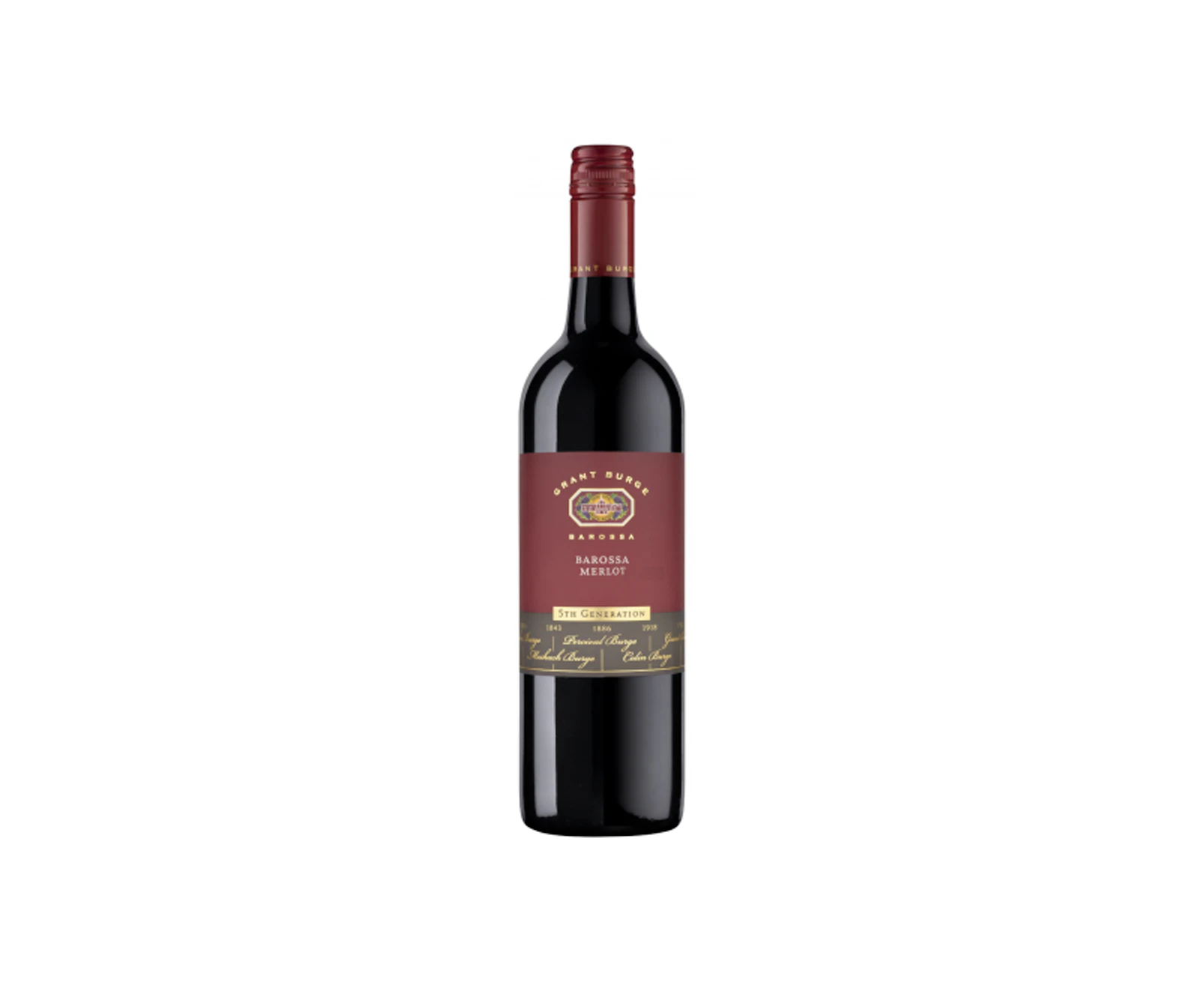 Grant Burge 5th Generation Merlot 6 X 750 ml @ 13 % abv