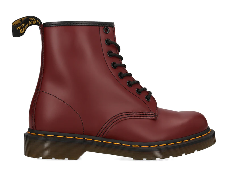 Dr. Martens Unisex 1460 Boots - Smooth Cherry Red