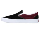 Vans Unisex Classic Slip-On Sneakers - Black/Port Royale