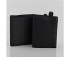 Mens Genuine Soft Leather RFID Protected 5 Cards tri-fold Wallet [Colour: Black] 3
