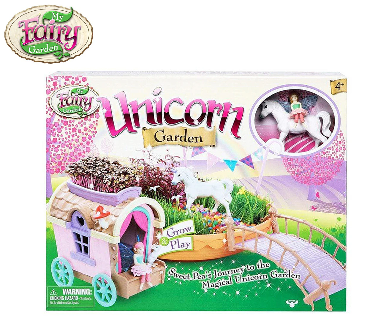 My Fairy Garden Unicorn Garden/Caravan Kids/Children 4y+ Fun Activity Play Toy