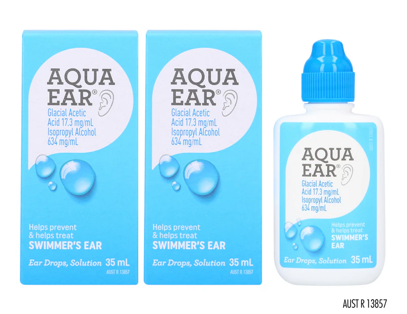 2 x Aqua Ear Solution 35mL