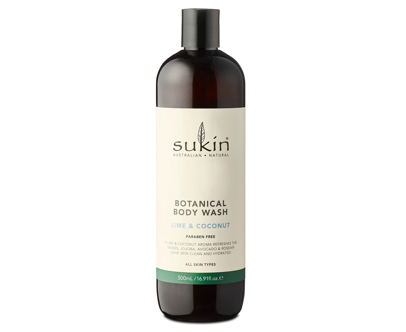 Sukin Botanical Body Wash Lime & Coconut 500mL