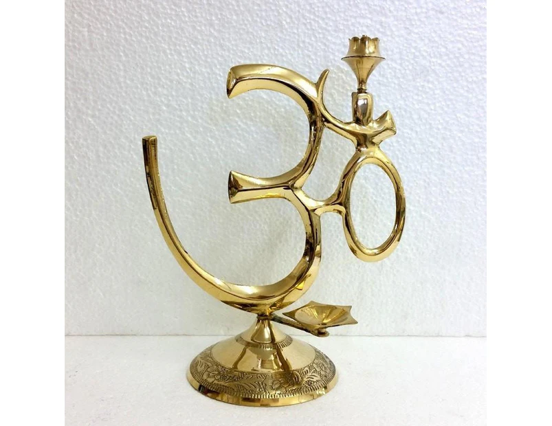 Large Brass Incense Cone And Stick Holder - Ash Catcher - Home Decor