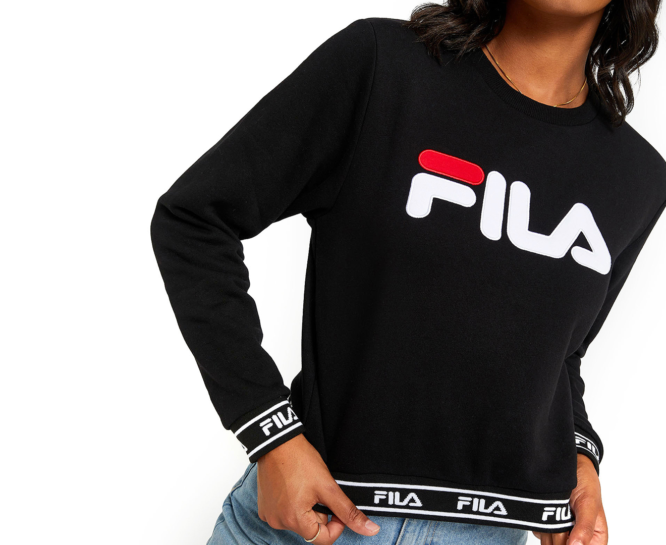 Fila sweatshirt black online