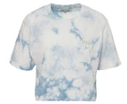 Wrangler Women's Sky High Cropped Tee / T-Shirt / Tshirt - Blue