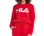 Fila Unisex Classic Fleece Crew Sweatshirt - Red