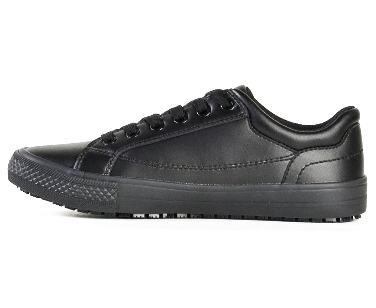 black slip resistant sneakers