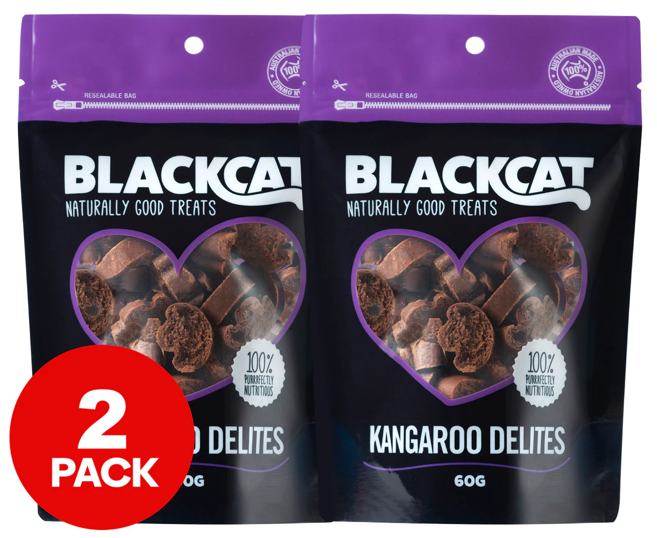 2 x Blackcat Kangaroo Delites 60g