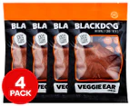 4 x Blackdog Dog Treats Veggie Ears