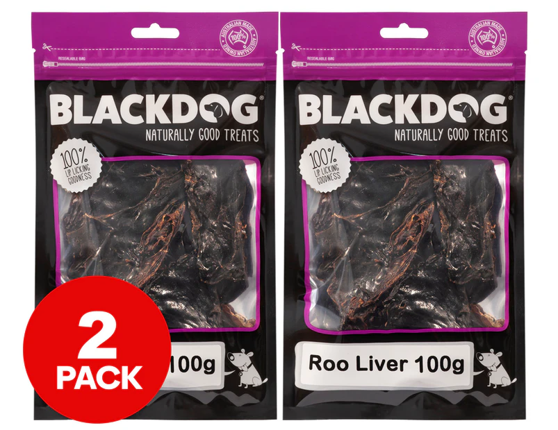 2 x Blackdog Kangaroo Liver 100g