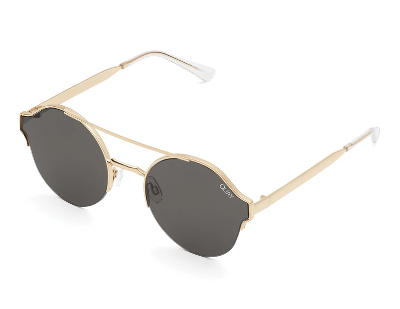 Quay Australia Women's Roadie Sunglasses - Gold/Smoke