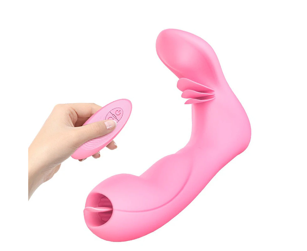 DIBE Butterfly 4 Deluxe Remote Control Wearable Vibrator - Auto Heating & Licking