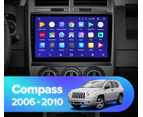 Car Dealz 10.2 Android 8.1 Jeep Compass MK 2006-2010 Head Unit Plus OEM Fascia - 2006, Right Hand Drive