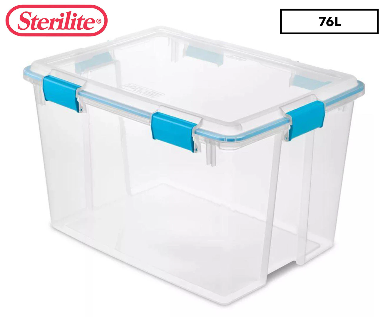 Sterilite Convenient Home 2-tier Layer Stack Carry Storage Box, Clear :  Target