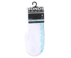 Bonds Men's Logo Light Sneaker Socks 4-Pack - White/Multi
