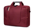 BRINCH 17.3 inch Soft Nylon Waterproof Laptop Bag-Red