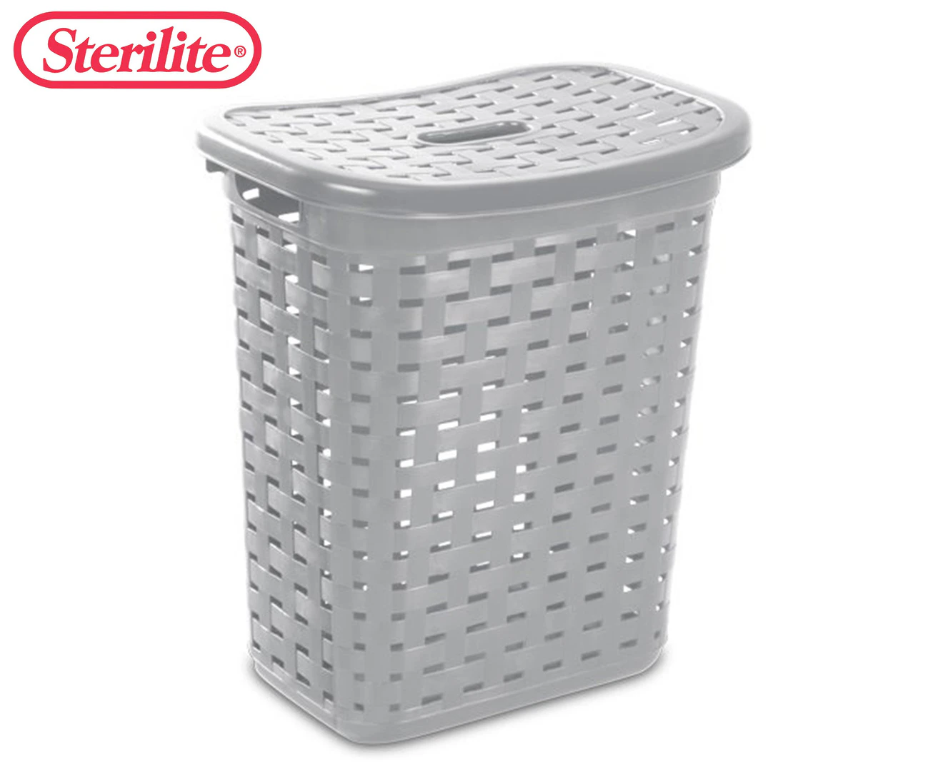 Sterilite Weave Laundry Hamper (Cement)