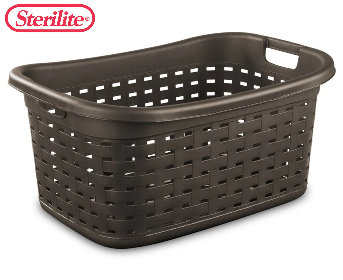 Sterilite Weave Laundry Basket - Espresso