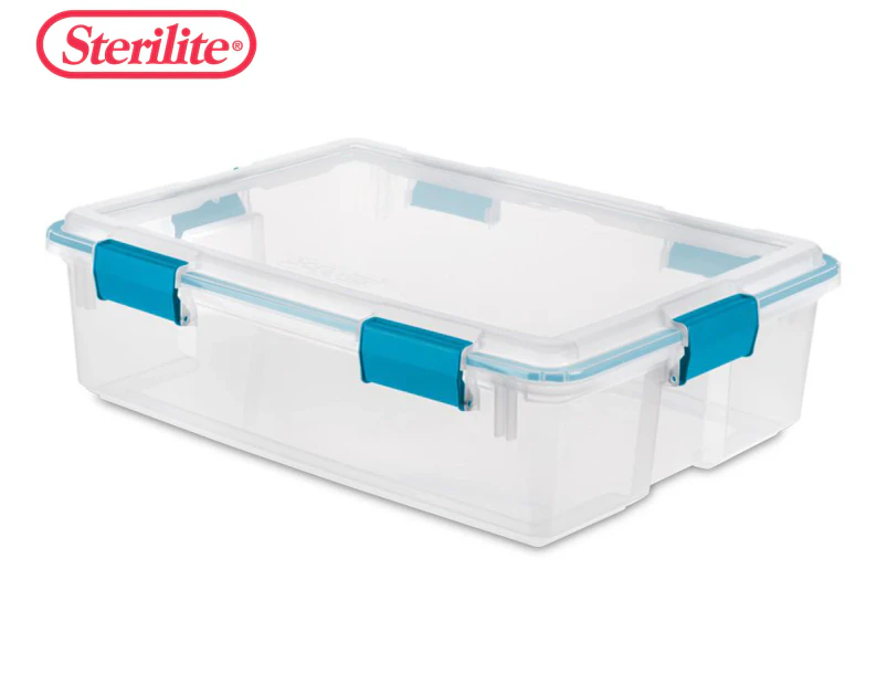 Sterilite 35L Under-Bed Gasket Storage Box - Clear