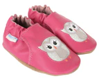 Robeez Baby Girls' Owl Playmates Slip-On Shoes - Pink