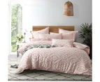 Micah Pink Quilt Cover Set [SIZE: King Bed]