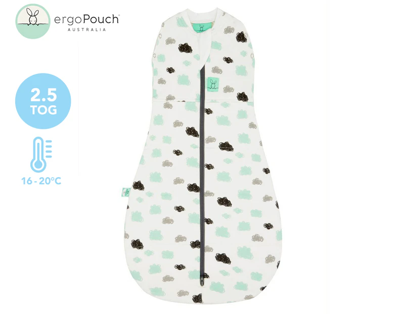 ergoPouch 2.5 Tog Winter Swaddle Sleep Bag - Clouds