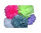 1 x 30cm Aqua Blue Tissue Paper Pompom for Weddings, Birthday, Xmas Events
