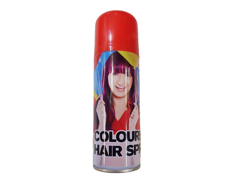 Red Colour Hair Spray 85g Great for Parties, Dance Groups and Events