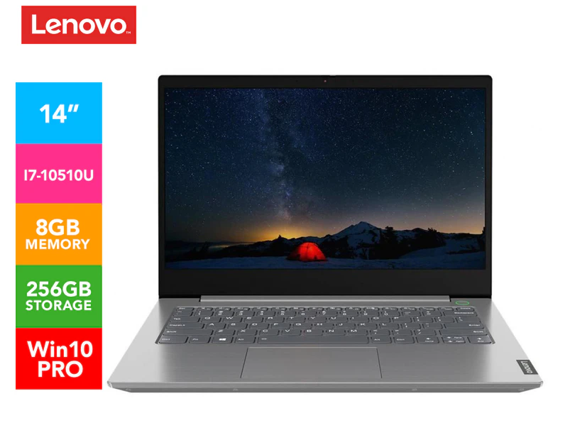 Lenovo 14" Thinkbook 14 i7-10510U 8GB 256GB Laptop 20RV00C4AU