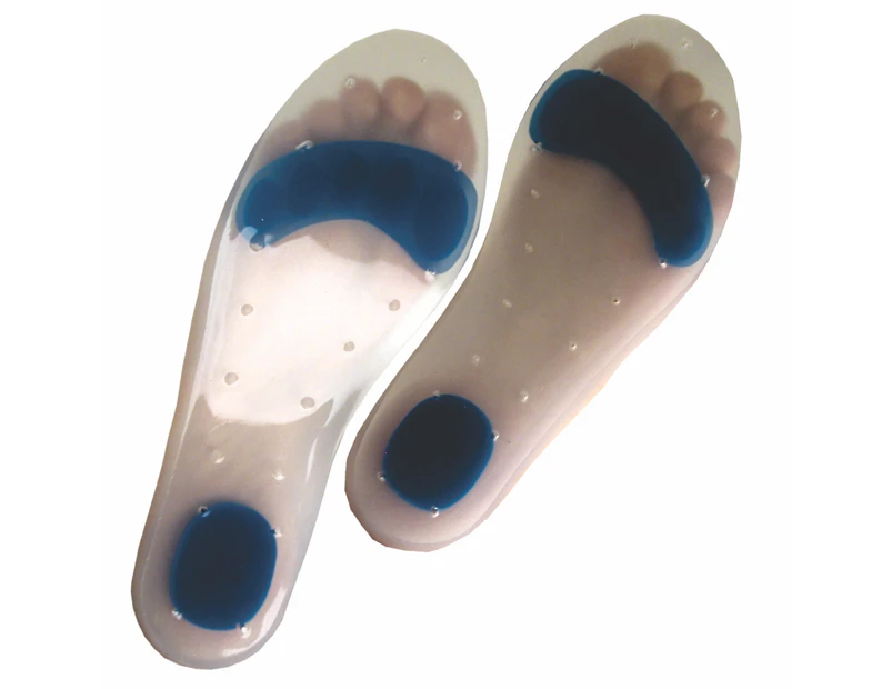 My Feet Silicone Gel Footbeds Shock Absorbing Comfort Insoles Pair