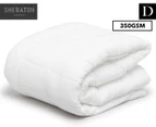 Sheraton Sanctuary Down Alternative Fill 350GSM Double Bed Quilt - White