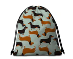 Dachshund Dogs Pattern Microfiber Beach Towel