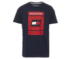 Tommy Hilfiger Men's Graphic Tee 2 / T-Shirt / Tshirt - Sport Navy